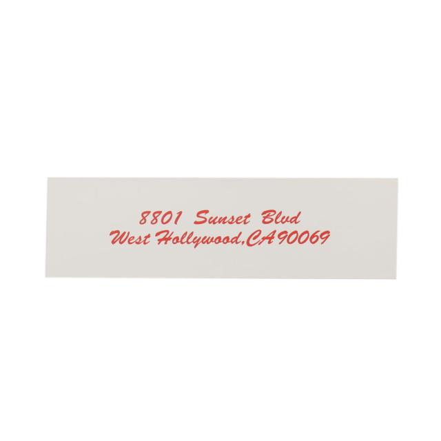 SUPREME West Hollywood Sticker 5枚セット SUPREME West Hollywood Sticker 5枚セット Supreme West