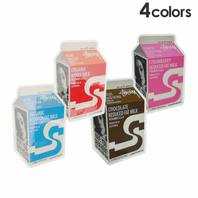 新品 ステューシー STUSSY FAT MILK STICKER ステッカー スケート 
