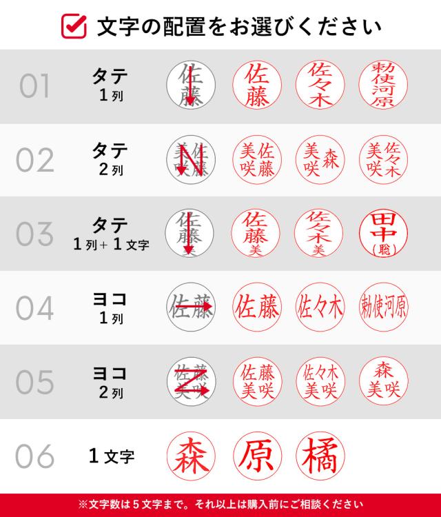 オスカ回転式ネーム印