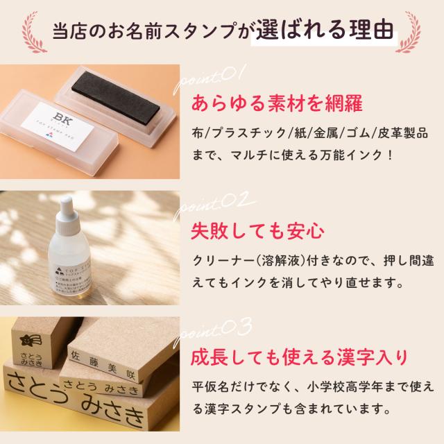 お名前スタンプ&シール