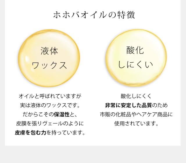 ホホバオイルの特徴