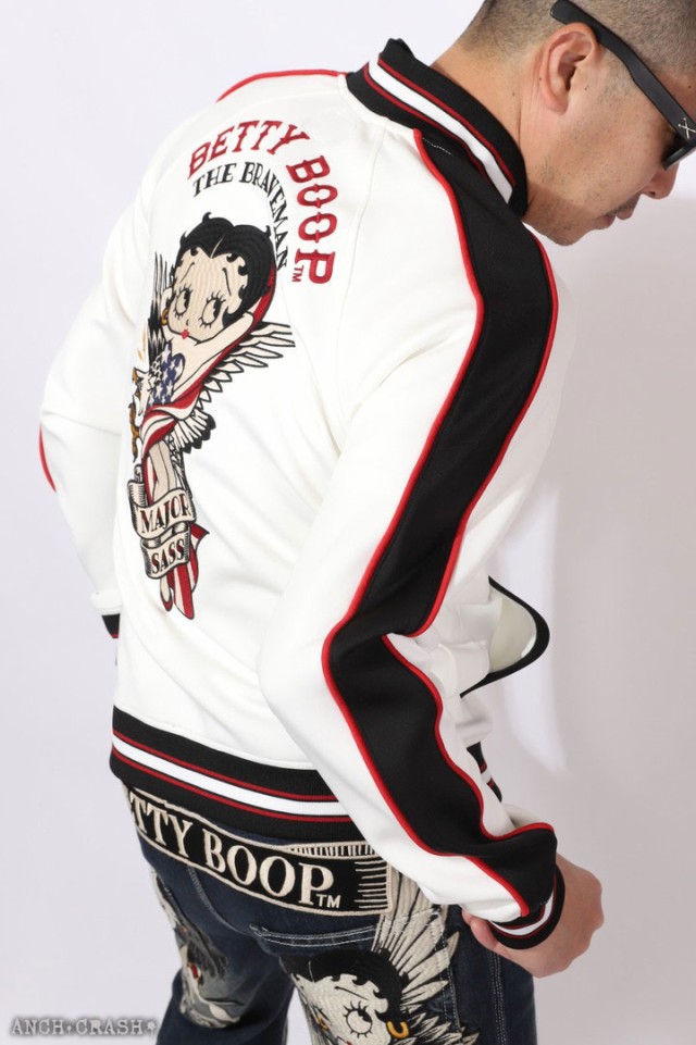 The BRAVE-MAN ベティブープ スカジャージ(BBB-2305)ブレイブマン BETTY BOOP 刺繍の通販はau PAY マーケット -  4400円以上のご注文で送料無料☆ANCH CRASHアンククラッシュ | au PAY マーケット－通販サイト