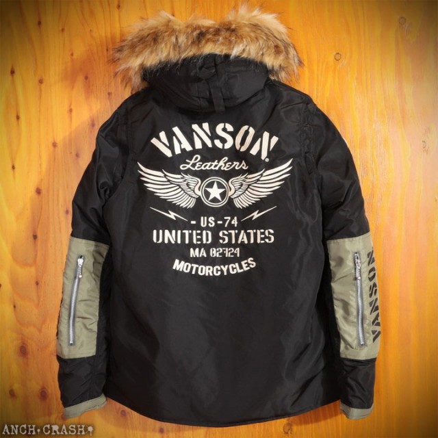 VANSON バンソン ミドルレングス N3-B ジャケット (NVJK-2403