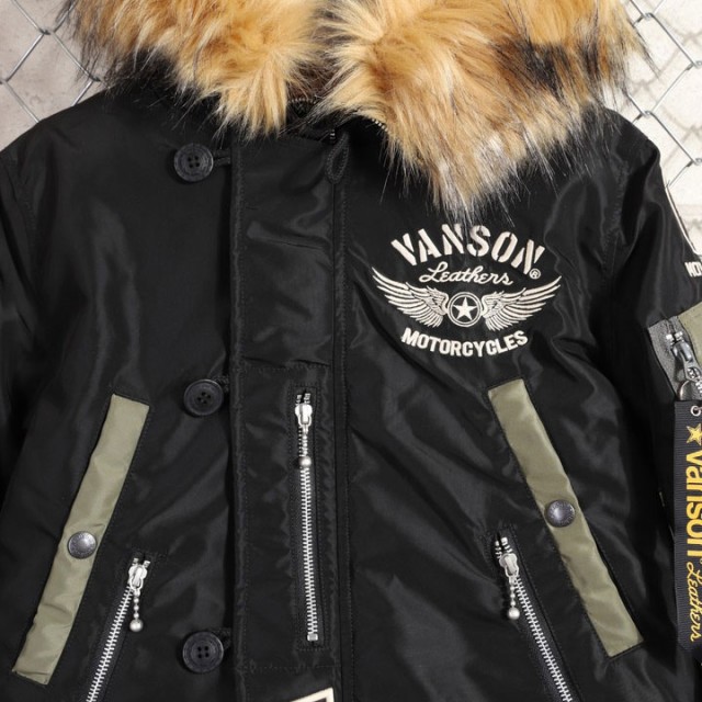 VANSON バンソン ミドルレングス N3-B ジャケット (NVJK-2403