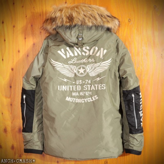 VANSON バンソン ミドルレングス N3-B ジャケット (NVJK-2403 VANSON バンソン ミドルレングス N3-B ジャケット (NVJK-2403