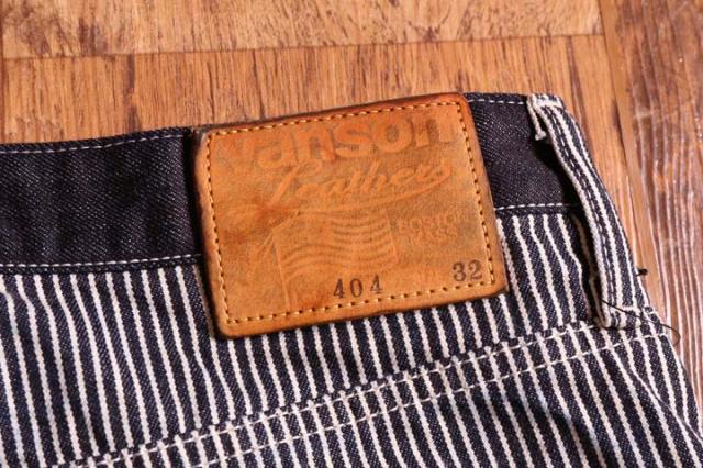 VANSON(バンソン)★ヒッコリー デニム パンツ(NVBL-404) アメカジ バイカー ボトムス VANSON(バンソン)☆ヒッコリー デニム パンツ(NVBL-404) アメカジ
