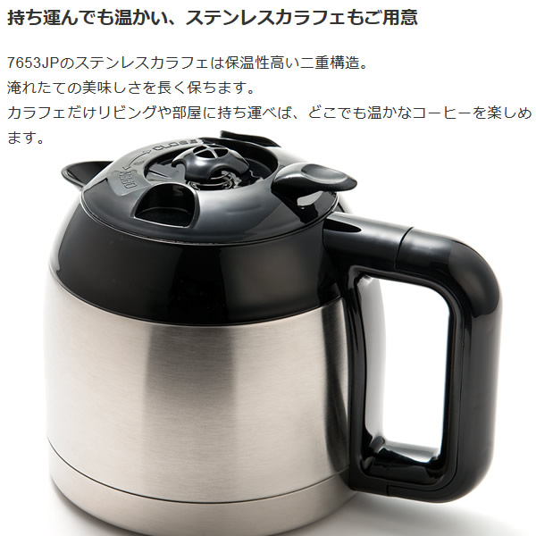 Russell Hobbs ラッセルホブス コーヒーメーカー グランドリップ 8cup 最大容量 1.16L 7653JP