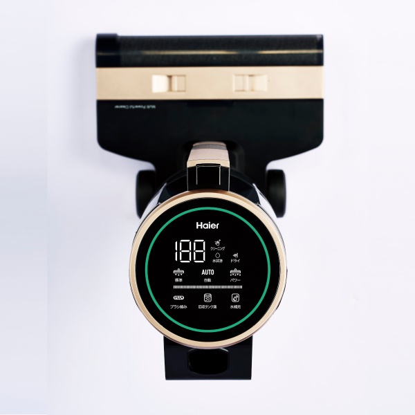 [予約]スティッククリーナー Haier ハイアール  吸引式床拭き掃除機 MIZUKI コードレス式 サイクロンレス式 4.0kg ブラック JC-M1A-K