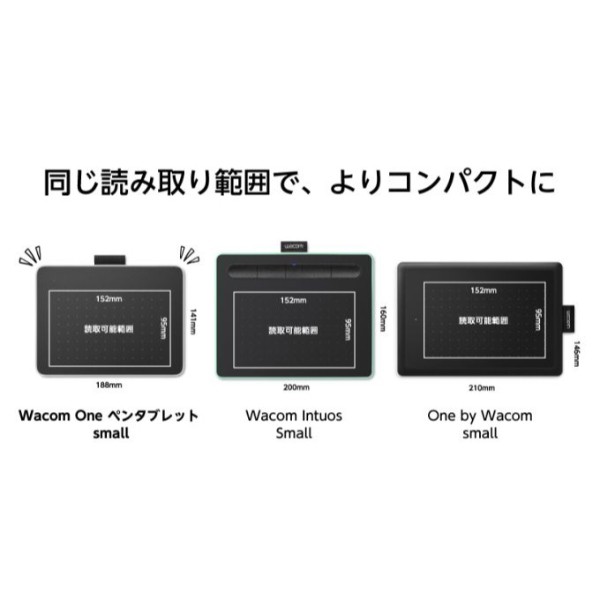 ペンタブレット Wacom One small ブラック ワコム CTC4110WLW0D