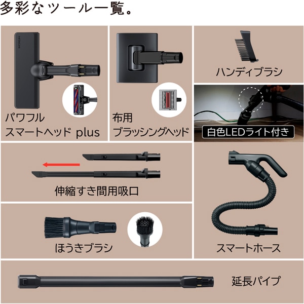 在庫あり　掃除機 日立 コードレススティッククリーナー パワーブーストサイクロン サイクロン式 1.6kg サテンブラック PV-BH900SM-K