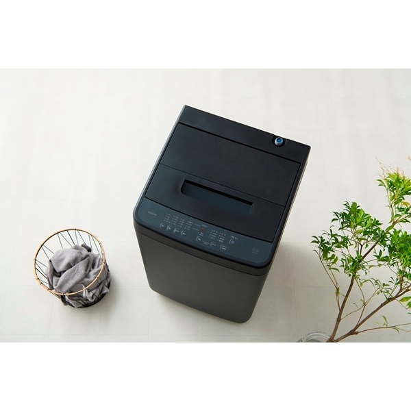 洗濯機 【京都は標準設置込み】IAW-T504-B アイリスオーヤマ 5.0kg 全自動洗濯機 縦型 ブラック 部屋干しモード搭載 コンパクト