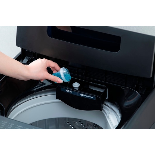 洗濯機 【京都は標準設置込み】IAW-T504-B アイリスオーヤマ 5.0kg 全自動洗濯機 縦型 ブラック 部屋干しモード搭載 コンパクト