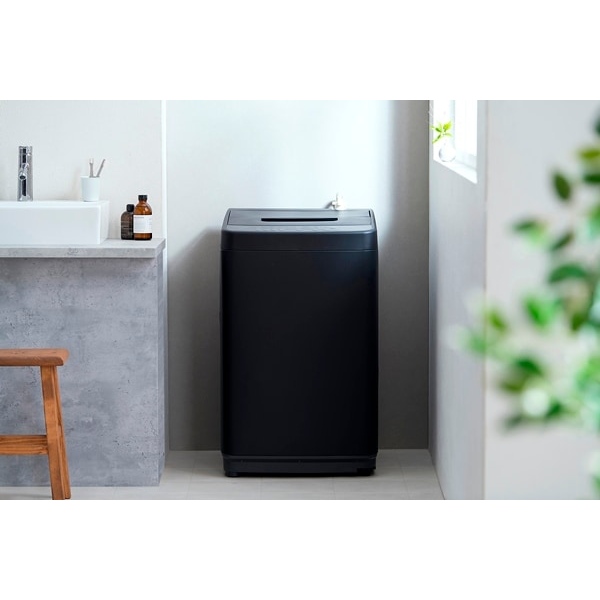 洗濯機 【京都は標準設置込み】IAW-T504-B アイリスオーヤマ 5.0kg 全自動洗濯機 縦型 ブラック 部屋干しモード搭載 コンパクト