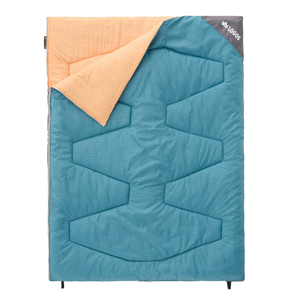 在庫あり　シュラフ 寝袋 封筒型 スリーピングバッグ 丸洗い 冬用 -2度 ミニバンぴったり寝袋・-2 BD ロゴス LOGOS 72600241