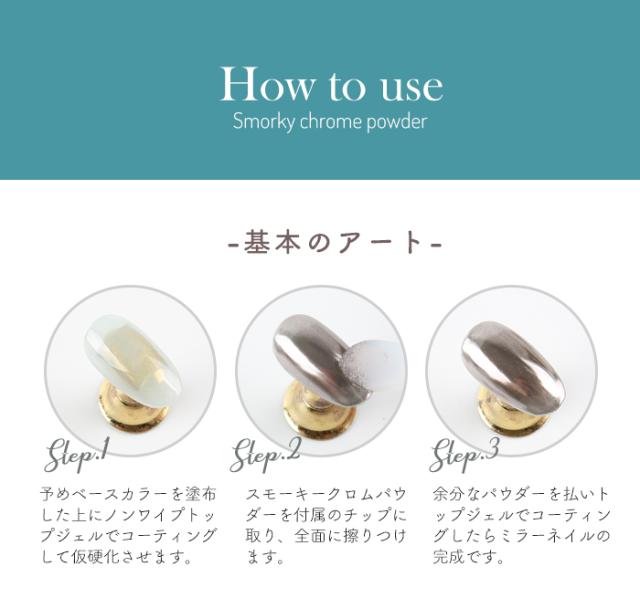 スモーキークロムパウダー説明5
