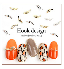 ネイルオンジュエリー【243】ホックデザイン