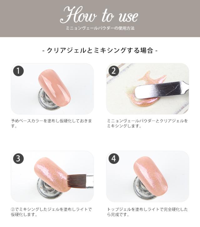 ミニョンヴェールパウダー使い方