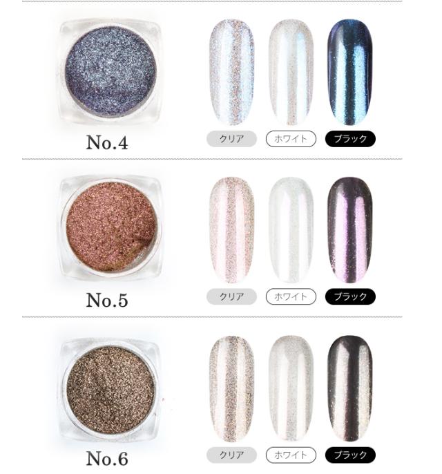 ノワールヴェールパウダーカラーバリエーション