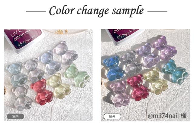 UVチェンジキャットアイジェル特徴