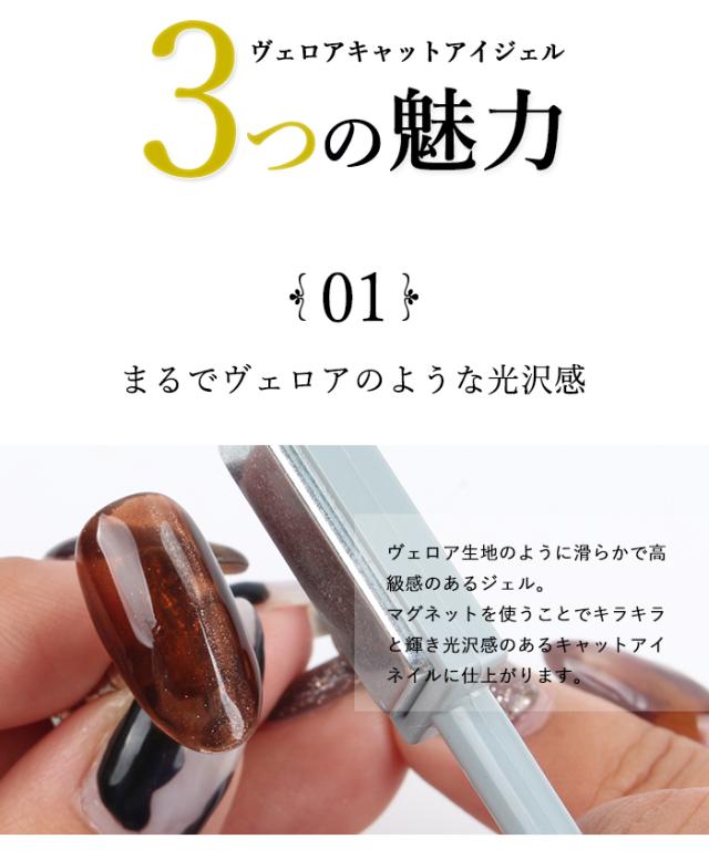 ヴェロアキャットアイジェル魅力