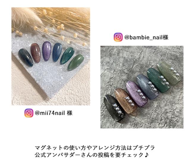 ヴェロアキャットアイジェルアート例