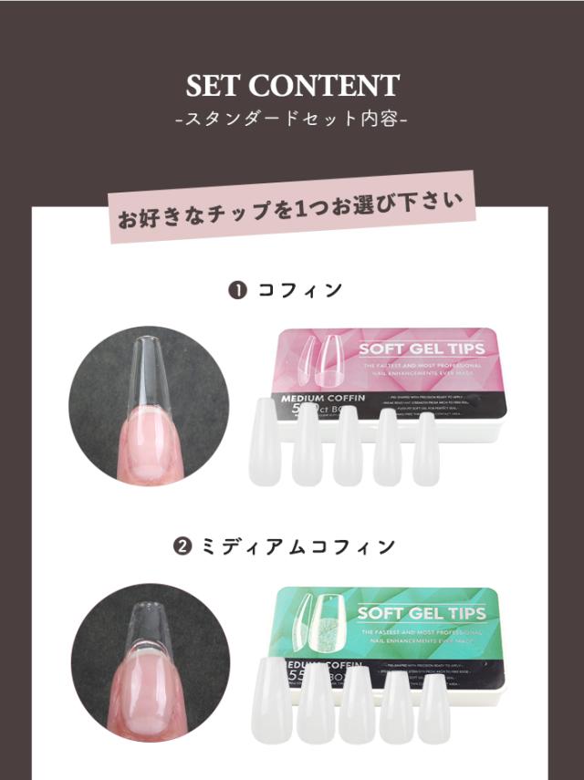 ソフトジェルチップ スタンダードセット内容
