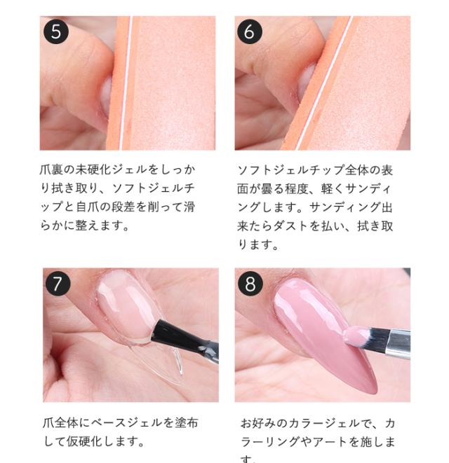 ソフトジェルチップ スタンダードセット使い方