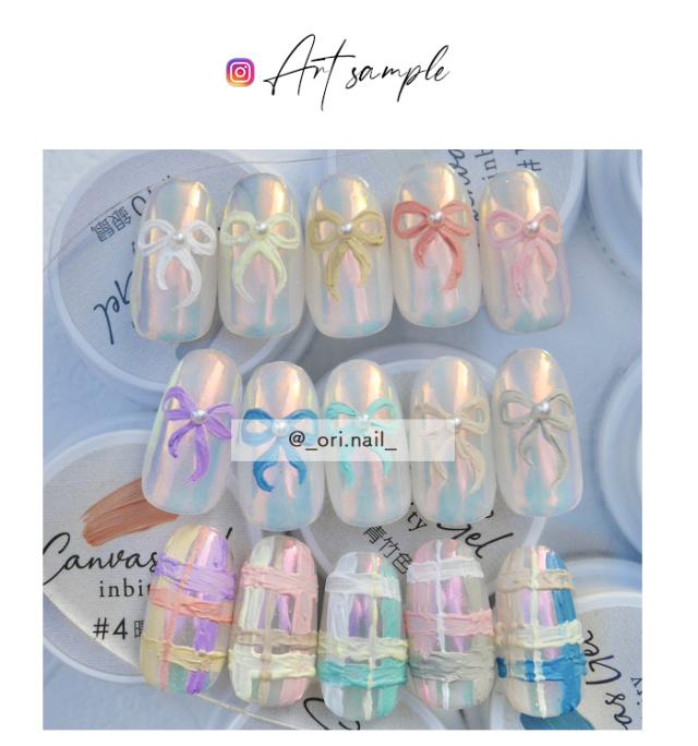 キャンバスパステルサンプル