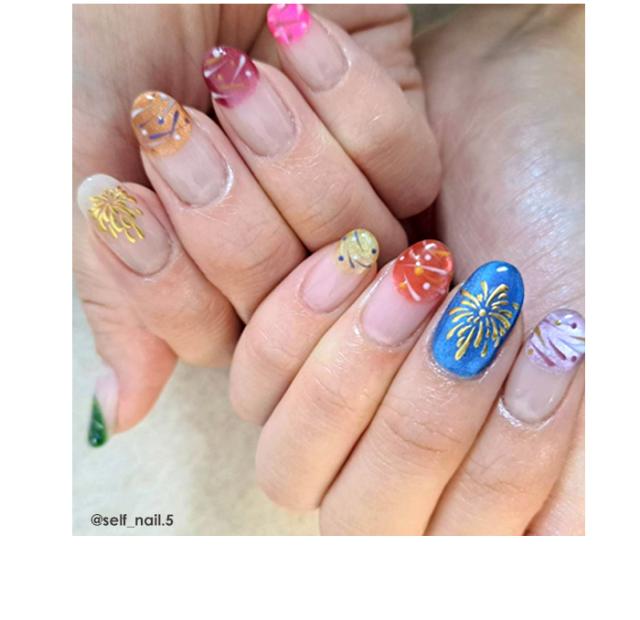 ドロップマグネットジェルアートサンプル