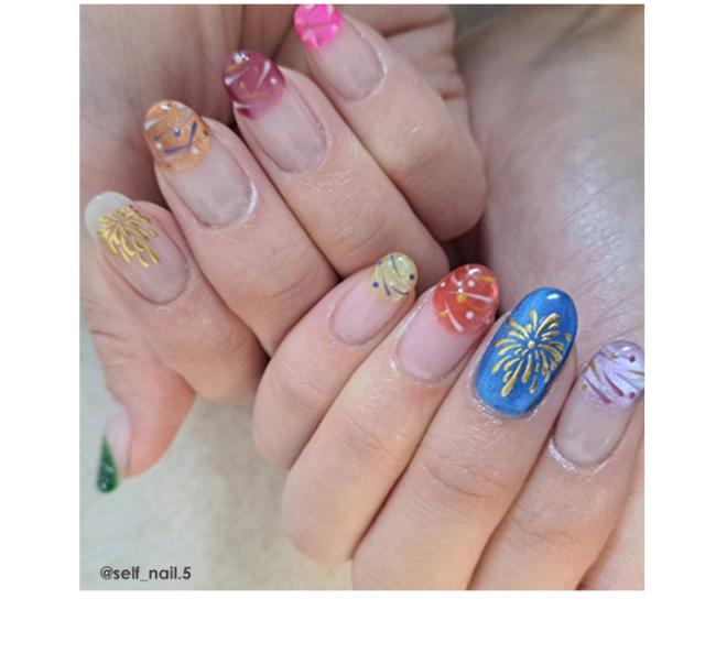 ドロップマグネットジェル全色セットアートサンプル