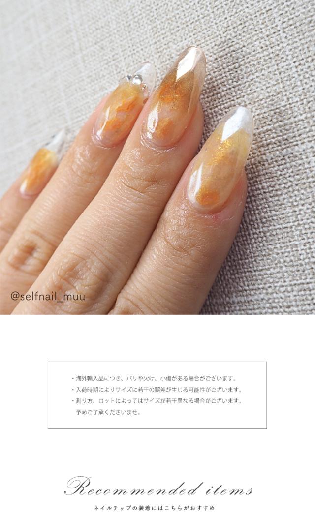 ランバスカットネイルチップ デザインアート