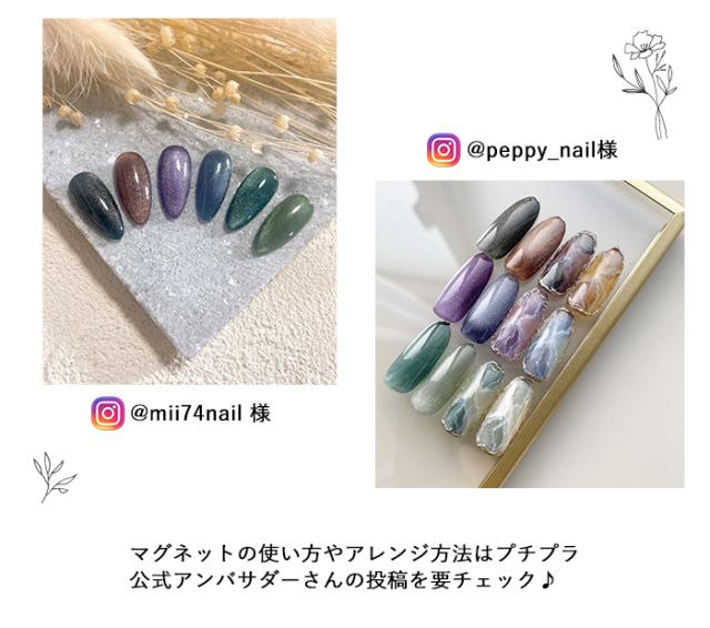 ヴェロアキャットアイジェルアート例