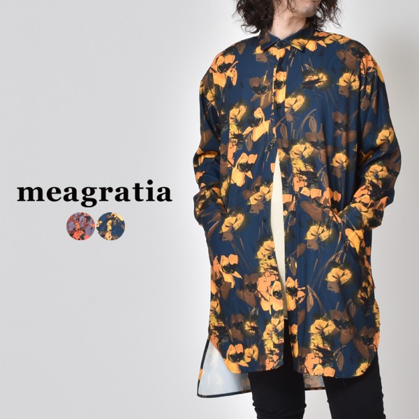 海外正規品 セール シャツ ロングシャツ メンズ レディース おしゃれ ブランド Meagratia メアグラーティア 花柄シャツ カジュアルシャツ 長袖 レイ 全日本送料無料 Cerqualandi It