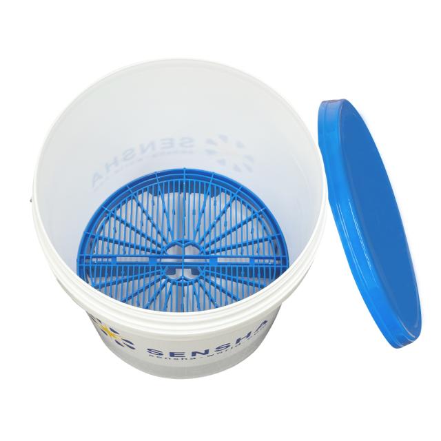 SENSHA バケツ 洗車用バケツ 洗車用品 グリッドガード ガーデニング 園芸 洗車セット カーケア用品 洗車グッズ 収納 車用アクセサリー ガレージ 洗車 キズ防止