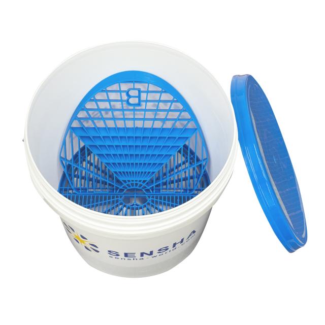 SENSHA バケツ 洗車用バケツ 洗車用品 グリッドガード ガーデニング 園芸 洗車セット カーケア用品 洗車グッズ 収納 車用アクセサリー ガレージ 洗車 キズ防止