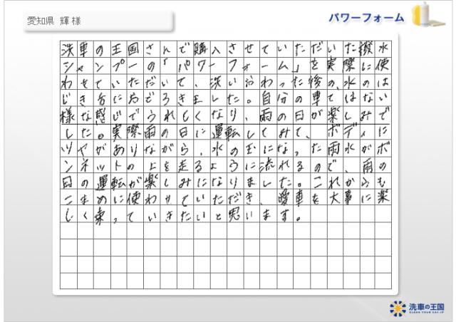 カーシャンプー 洗車シャンプー コーティング剤 パワーフォーム 洗車の王国