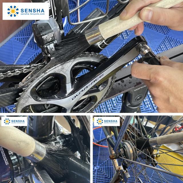 自転車 洗車 洗浄 ブラシ 洗車の王国 SENSHA Bicycle 洗車用品