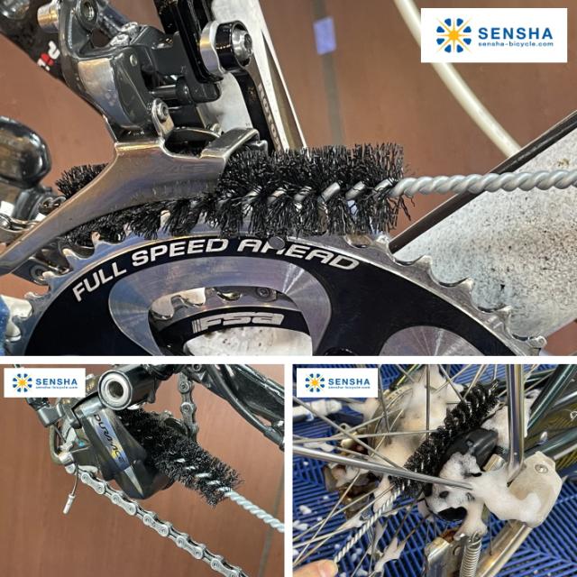 自転車 洗車 洗浄 ブラシ 洗車の王国 SENSHA Bicycle 洗車用品