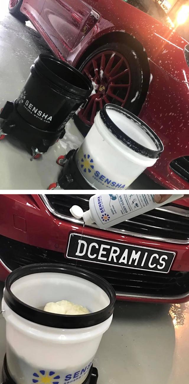 SENSHA バケツ 洗車用バケツ 洗車用品 グリッドガード ガーデニング 園芸 洗車セット カーケア用品 洗車グッズ 収納 車用アクセサリー ガレージ 洗車 キズ防止