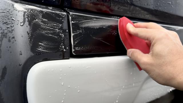 未塗装 樹脂パーツ 無塗装 プラスチック クリーナー ブラシ 洗車グッズ 洗車用品 カーケア用品