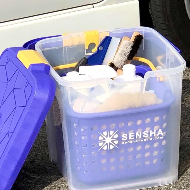洗車バケツ 踏み台バケツ 多機能バケツ SENSHAバケツ 20Lバケツ 洗車用品 収納 耐荷重100kg バケツ