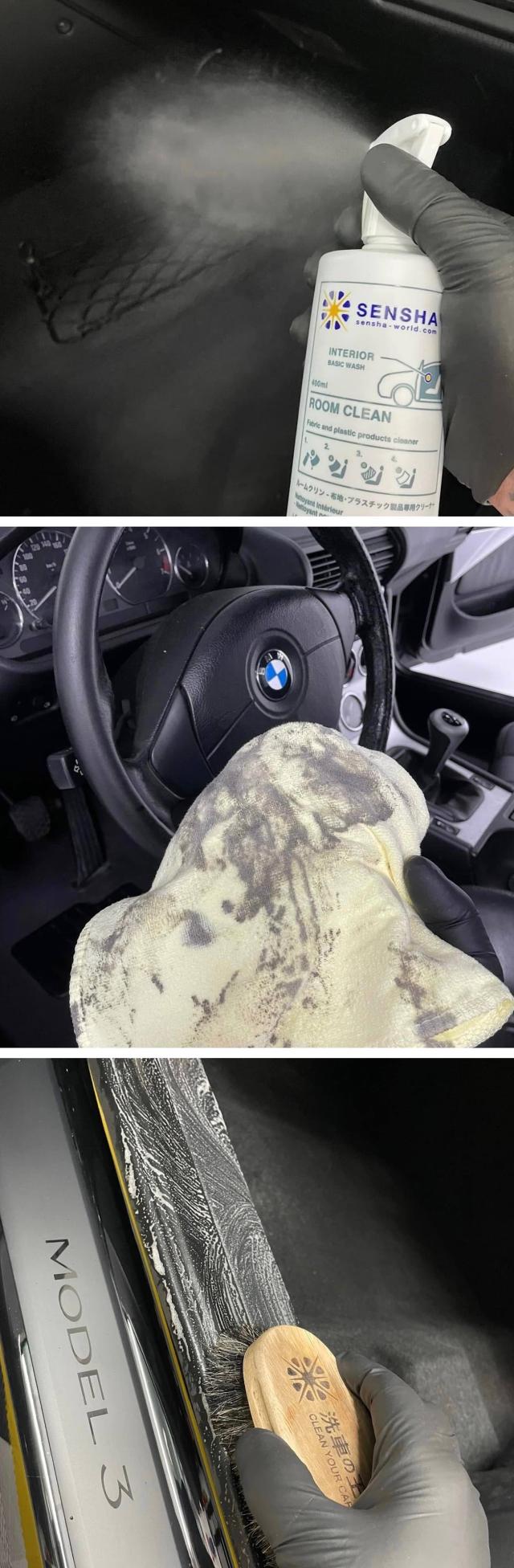 ルームクリーニング 車内洗浄剤 ルームクリーナー 内装クリーナー 汚れ落とし ルームクリン 洗車の王国 SENSHA