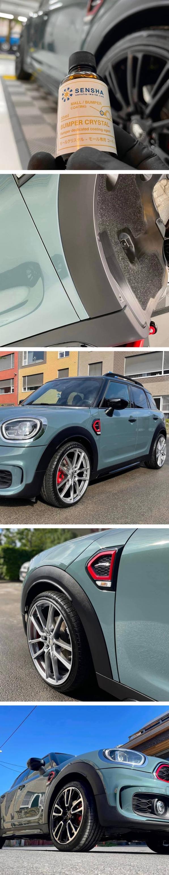 未塗装樹脂コーティング 無塗装 コーティング剤 樹脂パーツ 未塗装バンパー 洗車用品 モールクリスタル 洗車の王国 SENSHA