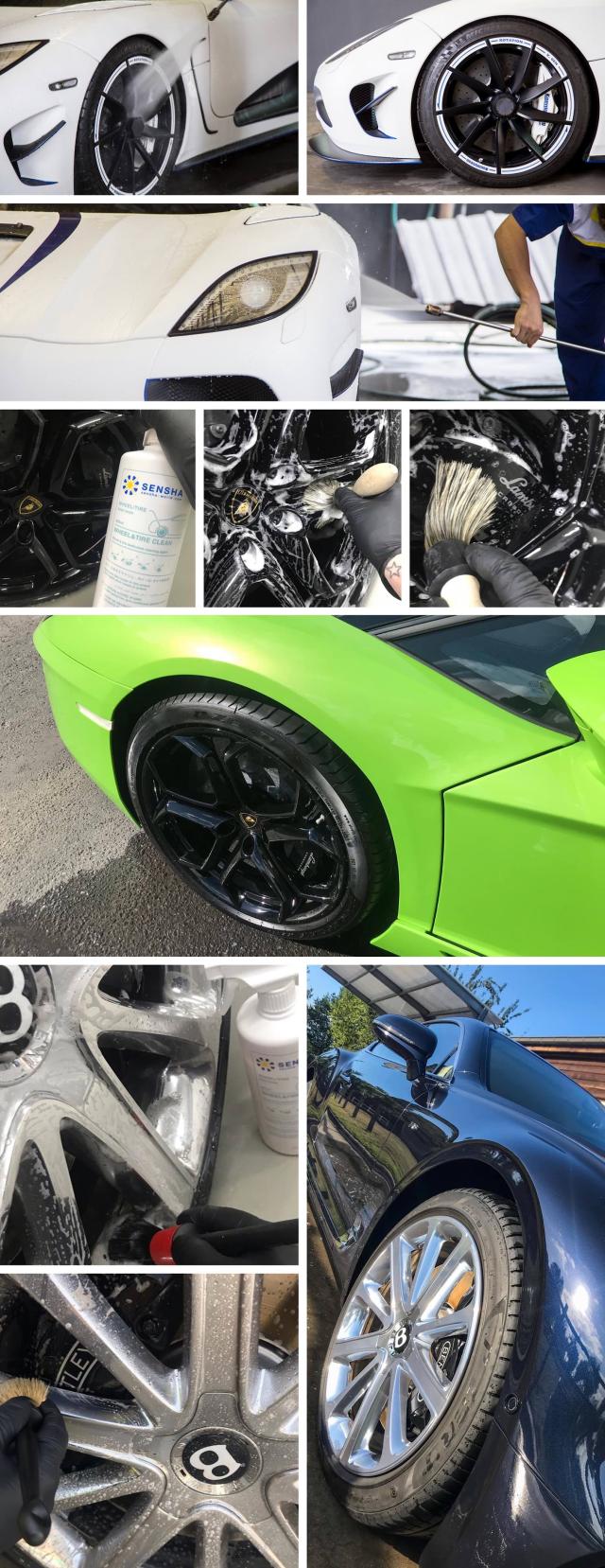 ホイールクリーナー タイヤクリーナー ブレーキダスト 除去 ホイール洗浄剤 洗車の王国 SENSHA