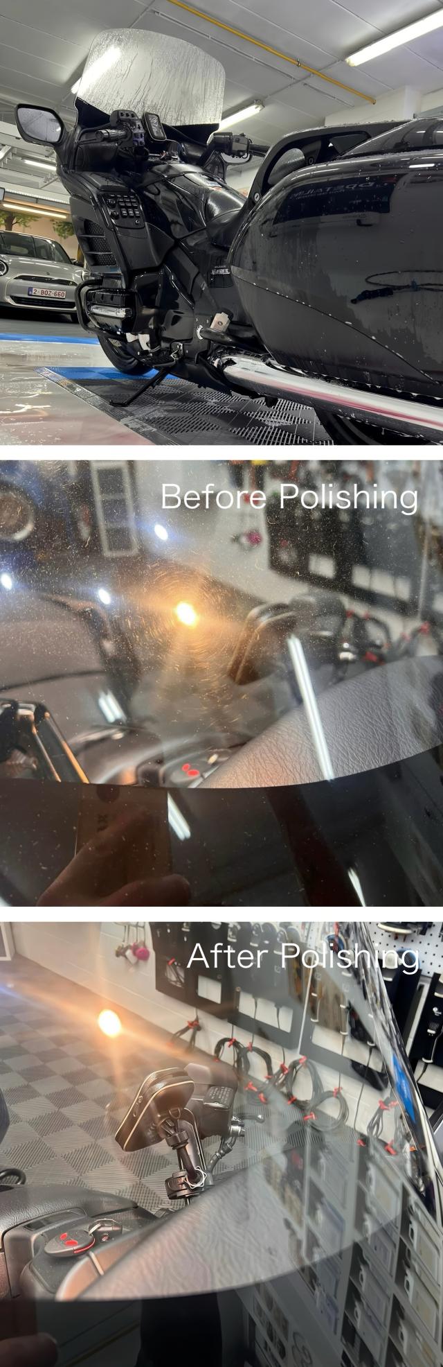 研磨剤 コンパウンド ヘッドライト ポリッシュ プラスチック用 洗車の王国 プラポリッシュ