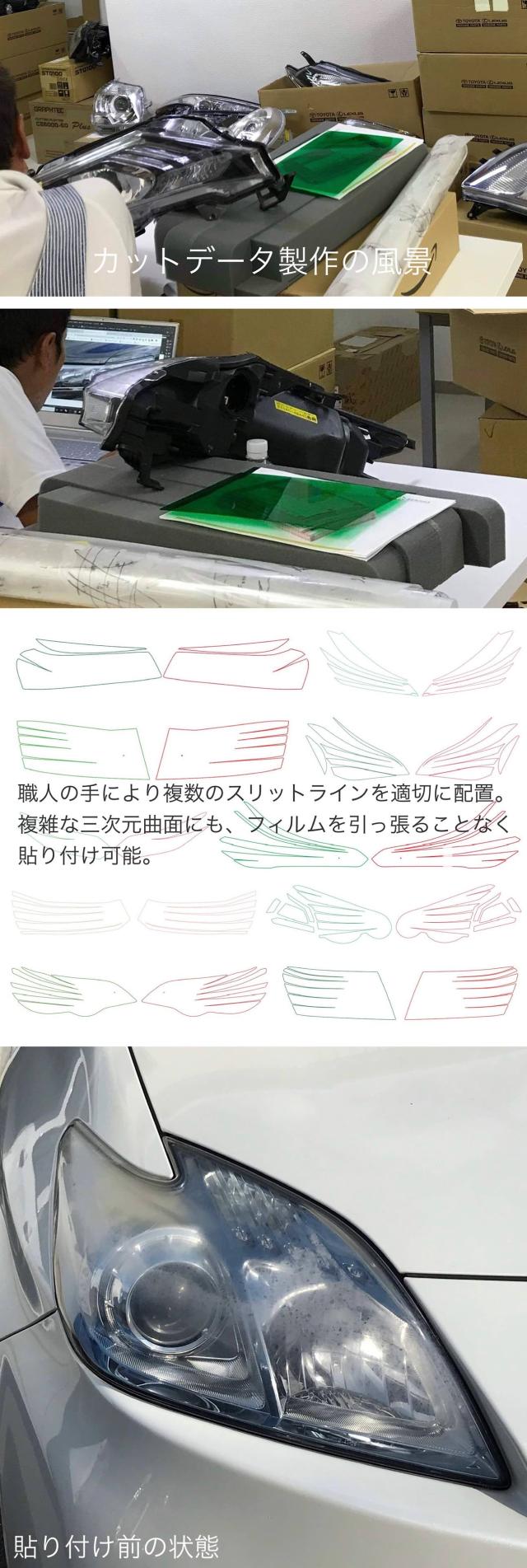 ヘッドライト フィルム PPF