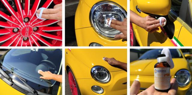 洗車用品 コーティング剤 塗り込み用スポンジ コーティングアプリケーター コーティングスポンジ コーティングパット 塗布用スポンジ ガラスコーティングの塗り込みに最適 洗車の王国