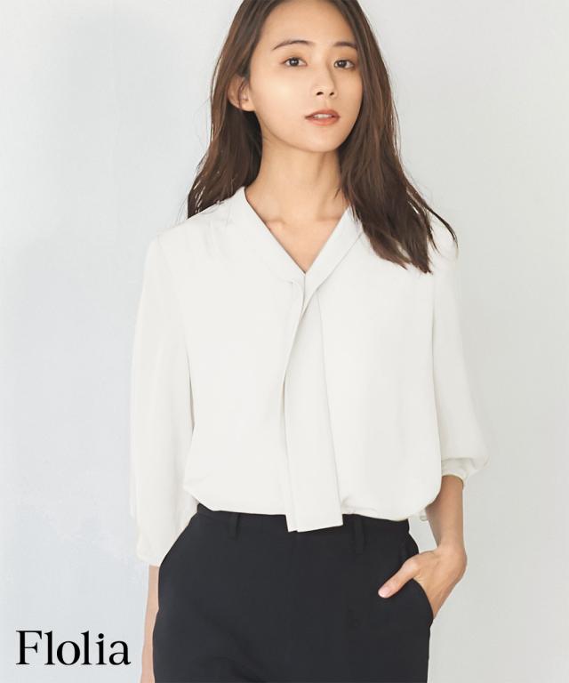 ランキング1位獲得 ブラウス オフィス 長袖 レディース ボウタイ シワになりにくい ビジネス トップス 袖付き 結婚式 パーティー 二次会 謝恩会 食事会 カジ 大人気 Carlavista Com