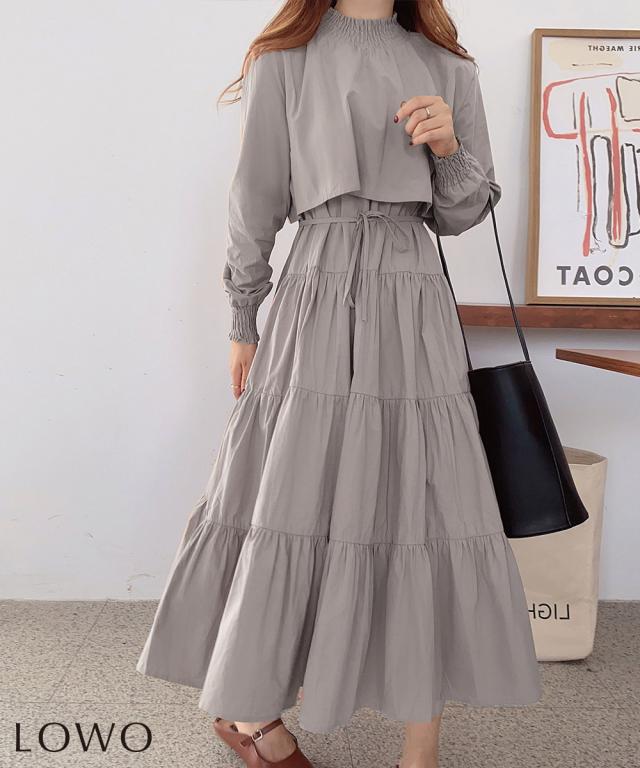 初回特典付 ワンピース 長袖 きれいめ レディース ロング ロング丈 袖あり 袖付き 大きい マキシ丈 ゆったり お呼ばれ 他と被らない 体型カバー シン 超歓迎 Www Iacymperu Org