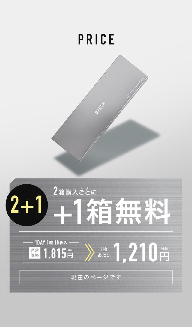 PRICE 2箱購入ごとに+1箱無料 現在のページです